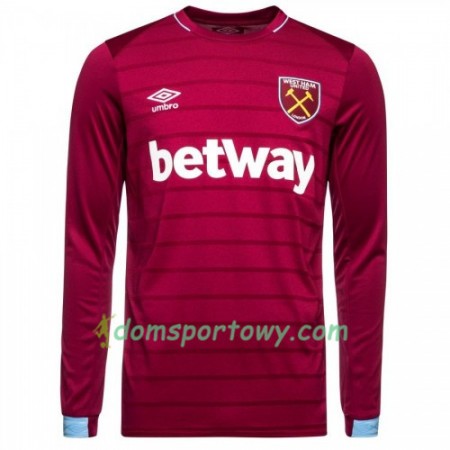 Koszulka West Ham United Domowe Koszulki Piłkarskie 2018-2019 Długi Rękaw